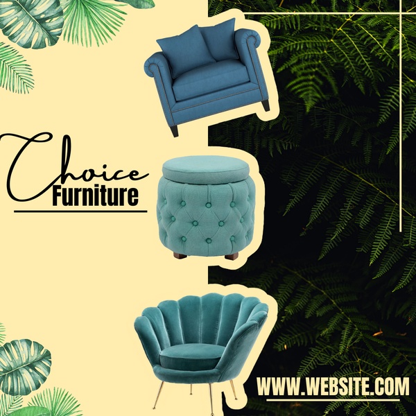 accent chair, upholstered ottoman, armchair, velvet chair, living room furniture, brand awareness, minimalist, calm, fresh, green, blue, neutral